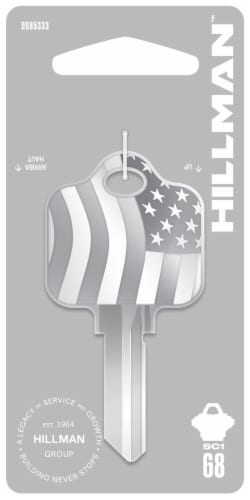 Hillman Coined US Flag Key Perspective: front