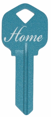 Hillman Home Key - Tiffany Blue Perspective: front