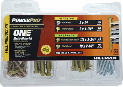 Hillman™ Power Pro® Full Product Kit Perspective: front