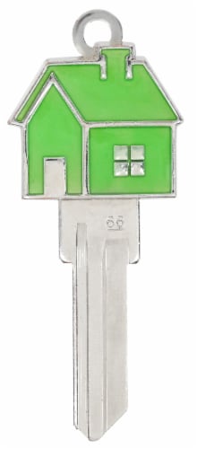 Hillman 66-KW1 Glow In Dark Home Key Perspective: front