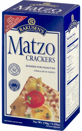 Rakusen's Matzo Crackers Perspective: front