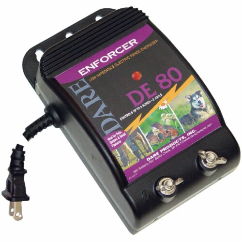 Dare Enforcer 5-Acre Electric Fence Charger DE80 Perspective: front