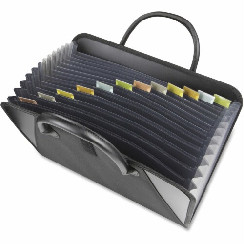 C-Line Expanding File With Handles - Black, 1/EA, 48211 C-Line Expanding File With Handles - Black, 1/EA, 48211