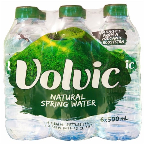 Volvic® Natural Spring Bottled Water, 6 bottles / 16.9 fl oz - Ralphs