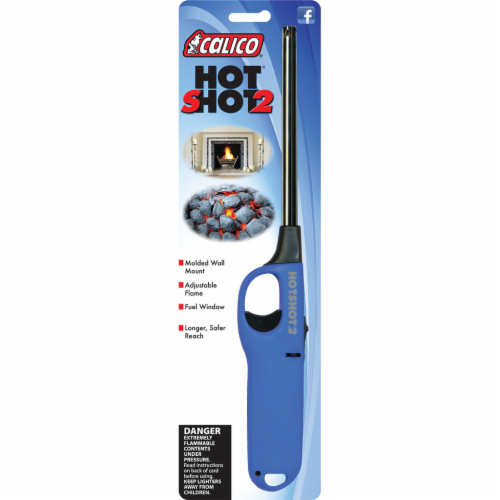 Calico® Hot Shot®2 Utility Lighter - Blue Perspective: front