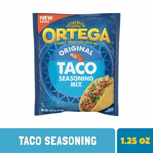 Ortega Original Taco Seasoning Mix Perspective: front