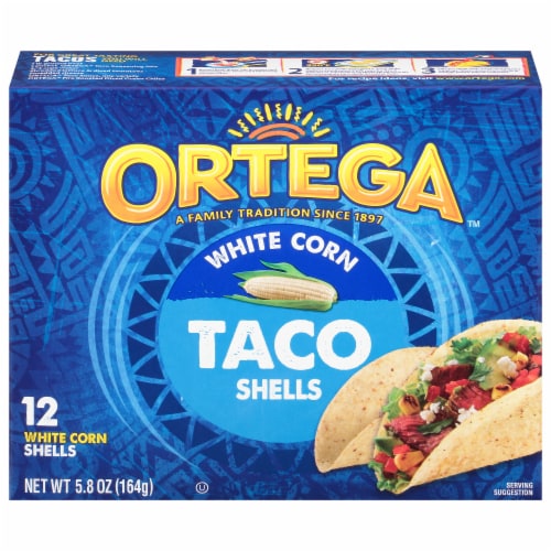 Ortega White Corn Taco Shells Perspective: front
