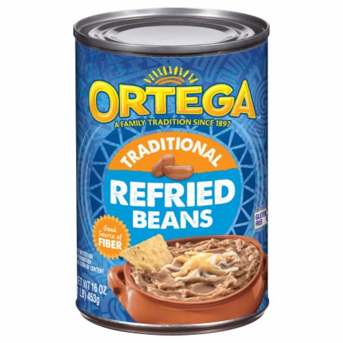 Ortega Traditional Refried Beans Perspective: front