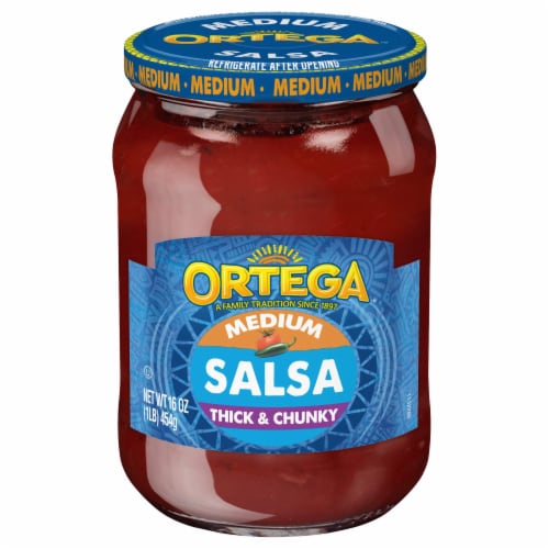 Ortega Medium Thick & Chunky Salsa Perspective: front