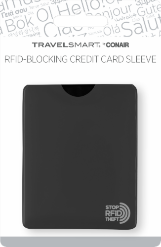 Travel Smart RFID Credit Card Sleeve Perspective: front