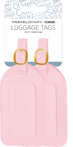 Conair Travel Smart® Luggage Tags - Pink Perspective: front