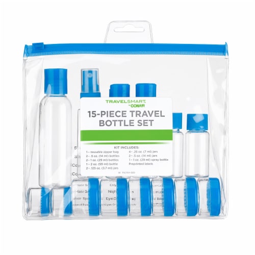Travel Smart Bottles 15 Piece Perspective: front