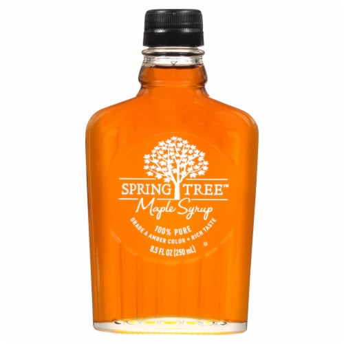Spring Tree™ Grade A Amber Maple Syrup Perspective: front