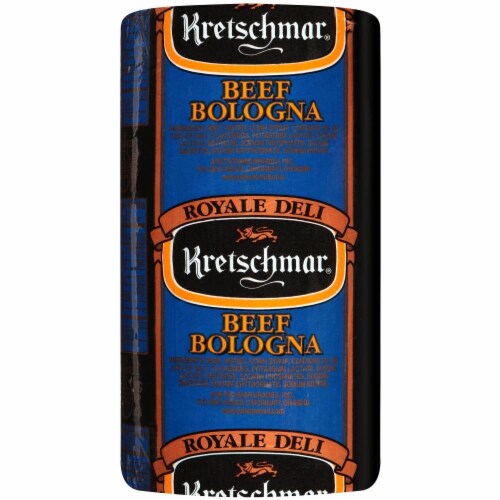 Kretschmar Royale Deli Beef Bologna Fresh Sliced Deli Meat Perspective: front