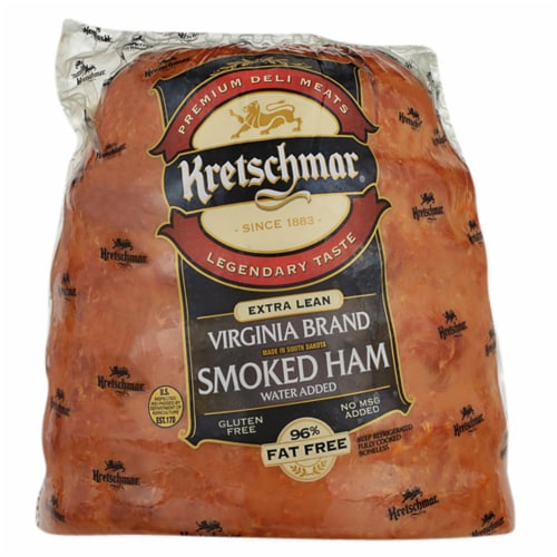 Kretschmar Royale Deli Virginia Brand Smoked Ham Fresh Sliced Deli Meat, 6.25 Lb Kroger