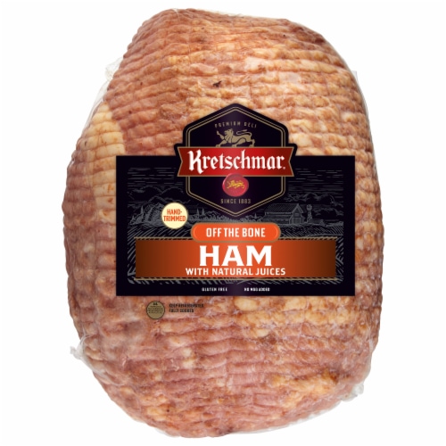 Kretschmar® Off The Bone Ham Fresh Sliced Deli Meat Perspective: front