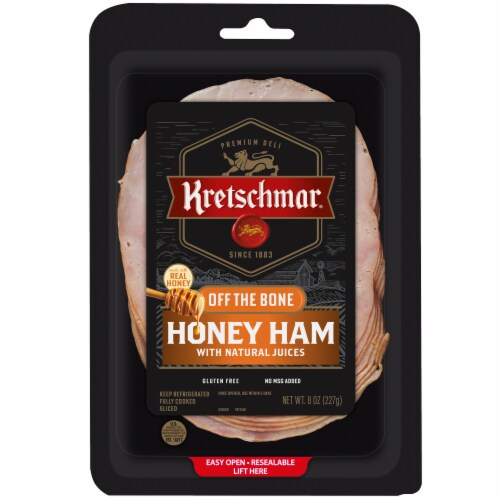 Kretschmar® Off the Bone Honey Ham Slices Perspective: front