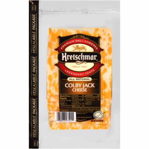 Kretschmar Presliced Colby Jack Cheese, 8 oz Foods Co.