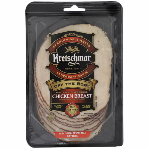 Kretschmar® Off the Bone Rotisserie Seasoned Chicken Breast Perspective: front