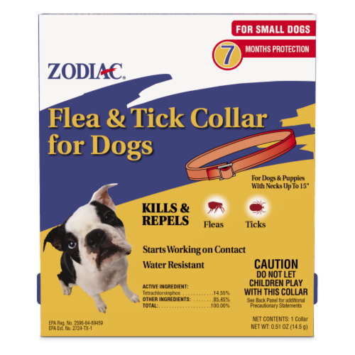 Zodiac Flea And Tick Collar for Small Dogs Perspective: front