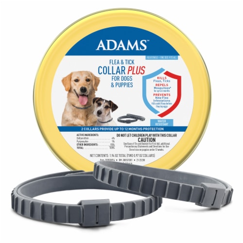 Adams™ Flea & Tick Collar Plus for Dogs & Puppies Perspective: front