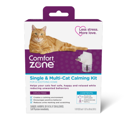 Comfort Zone® Single and Multi-Cat Calming Kit Perspective: front
