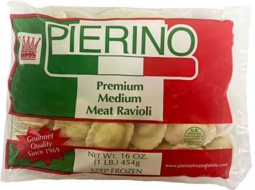 Pierino Premium Medium Meat Ravioli Perspective: front