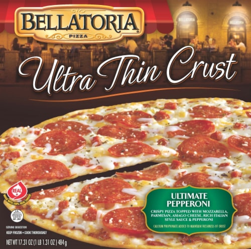 Bellatoria® Ultimate Pepperoni Ultra Thin Crust Frozen Pizza