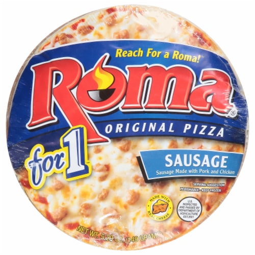Roma® For 1 Frozen Sausage Original Pizza Perspective: front