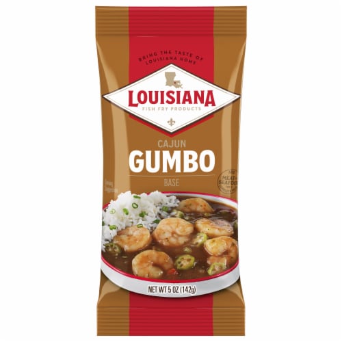 Louisiana Fish Fry Cajun Gumbo Base Mix Perspective: front