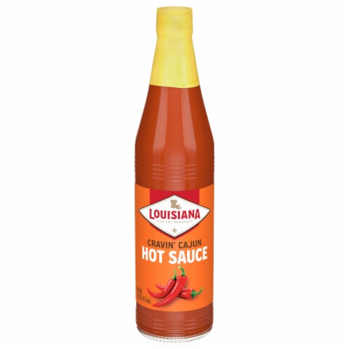 Louisiana Cravin' Cajun Hot Sauce Perspective: front