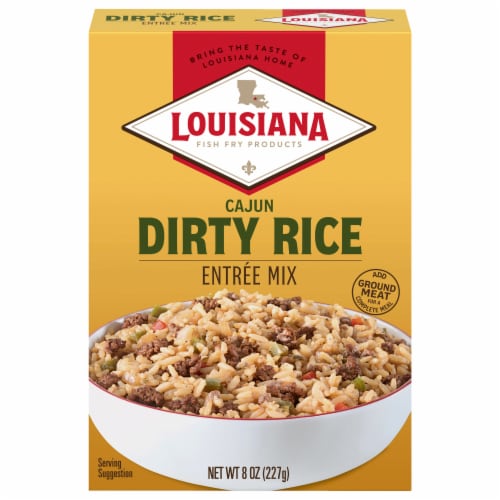 Louisiana Cajun Dirty Rice Entree Mix Perspective: front