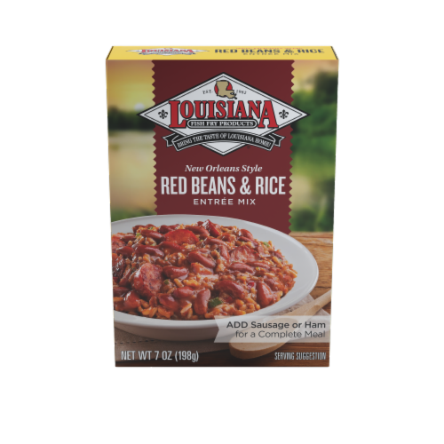 Louisiana Fish Fry Products New Orleans Style Red Beans & Rice Entree Mix, 7oz