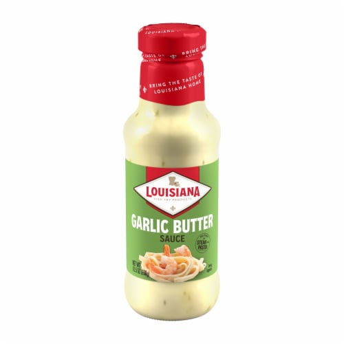 Louisiana Fish Fry Garlic Butter Sauce Perspective: front