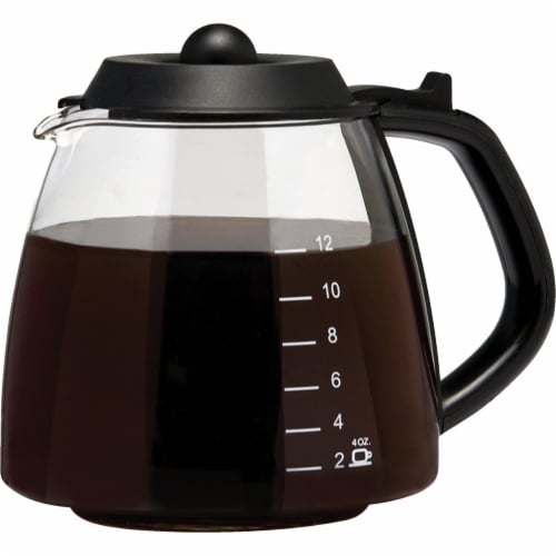 Mr. Coffee 4 - 5 Cup Glass Replacement Coffee Pot Carafe Black Lid