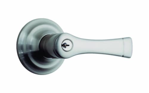 Brinks Push Pull Rotate Harper Satin Nickel Passage Lever ANSI Grade 2 KW1 1.75 in.