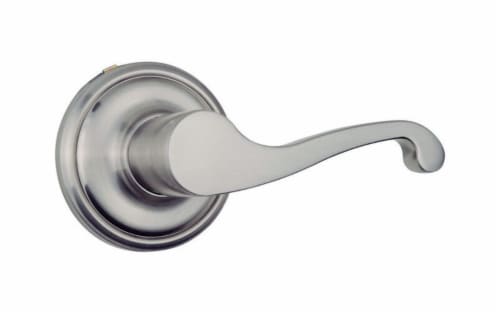 Brinks Push Pull Rotate Glenshaw Satin Nickel Privacy Lock ANSI Grade 2 KW1 1.75 in.