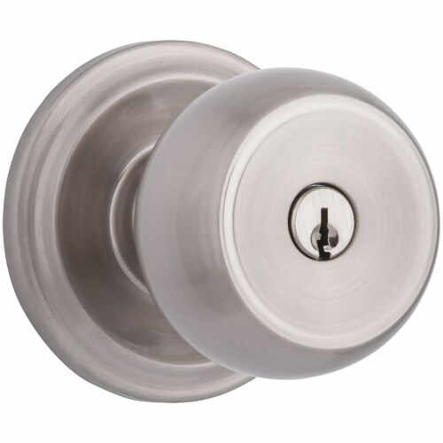 Brinks Push Pull Rotate Stafford Satin Nickel Single Cylinder Lock ANSI Grade 2 KW1 1.75 in. Brinks Push Pull Rotate Stafford Satin Nickel Single Cylinder Lock ANSI Grade 2 KW1 1.75 in.