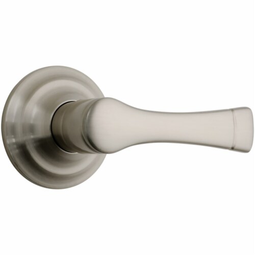 Brinks Push Pull Rotate Harper Satin Nickel Passage Lever ANSI Grade 2 KW1 1.75 in.