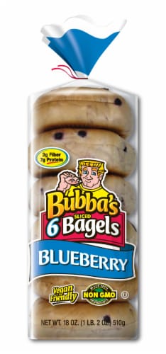 Bubba's™ Sliced Blueberry Bagels Perspective: front