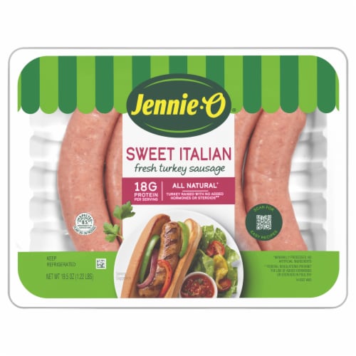 Jennie-O® Sweet Italian Fresh Turkey Sausage Links Perspective: front