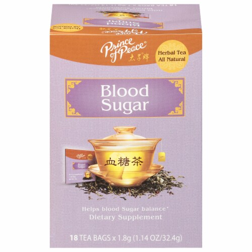 Prince of Peace® Blood Sugar Herbal Tea Perspective: front