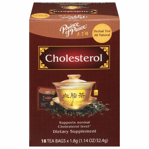 Prince of Peace® Cholesterol Herbal Tea Perspective: front
