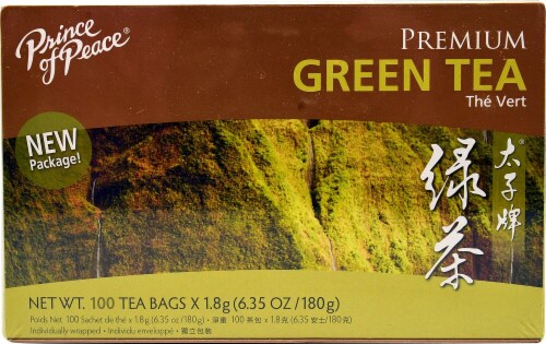 Prince of Peace Premium Green Tea Bags Perspective: front