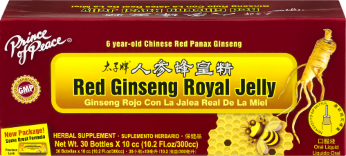 Prince of Peace Red Ginseng Royal Jelly Herbal Supplement Perspective: front