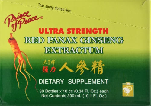 Prince Of Peace Ultr Str Red Panax Ginseng Perspective: front