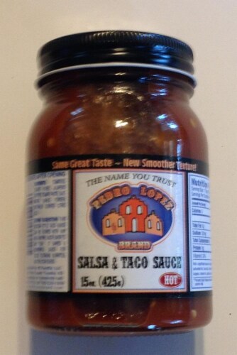Pedro Lopez Salsa & Taco Sauce Perspective: front