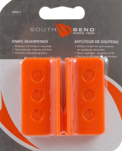 South Bend® Knife Sharpener - Orange Perspective: front