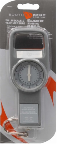 South Bend® 50 Pound Scale & Tape Measure Perspective: front