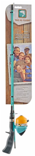 South Bend® Take Me Fishing Spincast Combo Fishing Pole Perspective: front